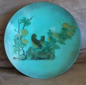 California Limoges Enamel Studios Handcrafted Bowl